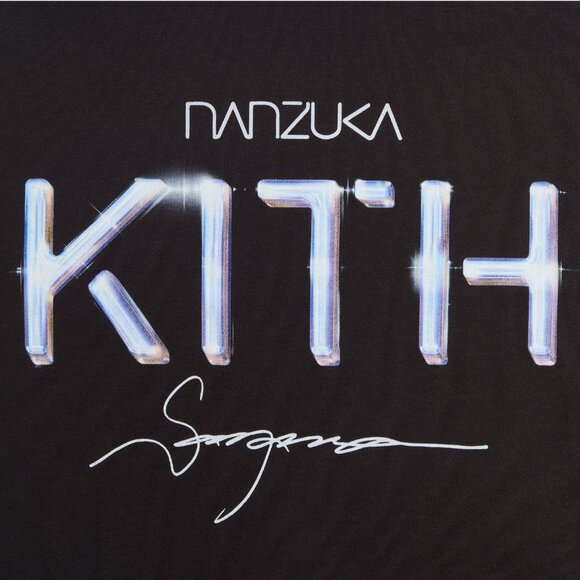 Kith for Nanzuka Gallery Sorayama Model A Stitch Tee Black Size Large  Confirmed - Picture 4 of 5
